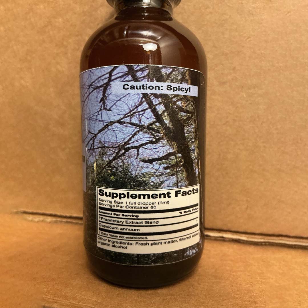 Cayenne Fresh Pepper Tincture (2 oz Bottle)