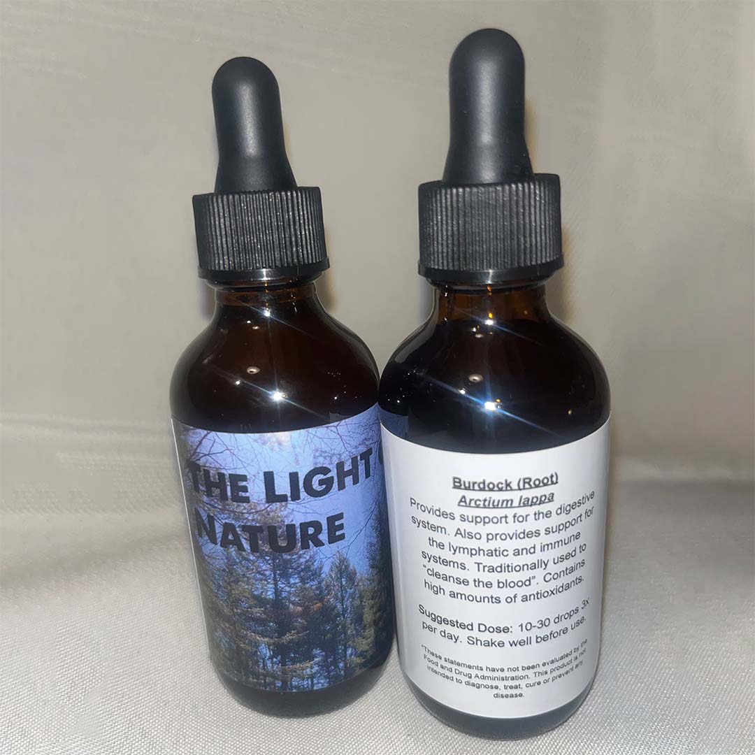 Burdock Fresh Root Tincture (2 oz Bottle)